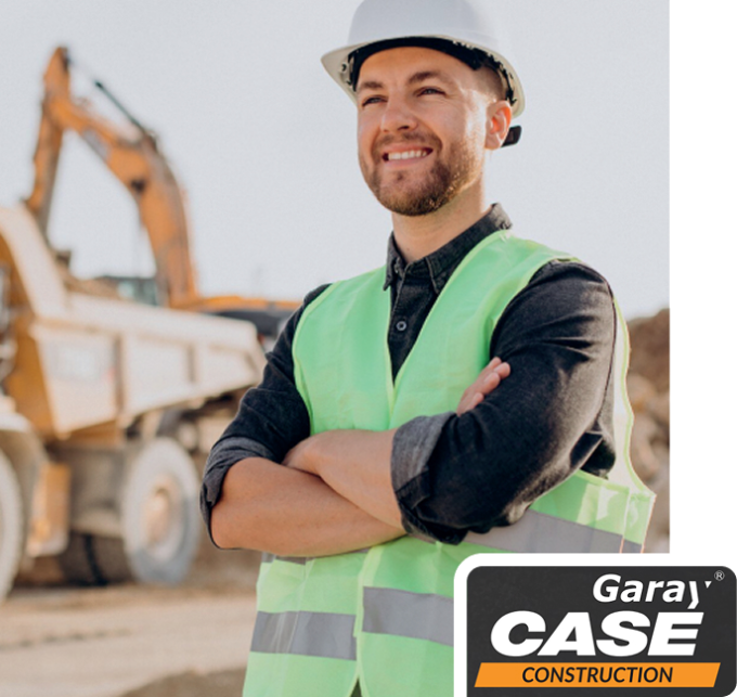 Imagen de una persona trabajando en una obra